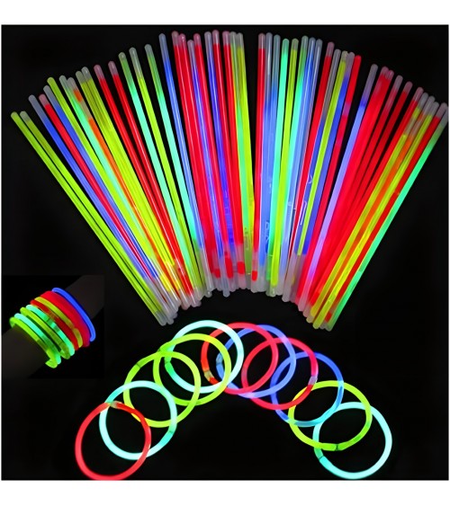 Tube de 15 bracelet fluo