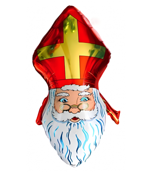 Ballon hélium Saint-Nicolas gonflés à l'hélium envoyés par la poste