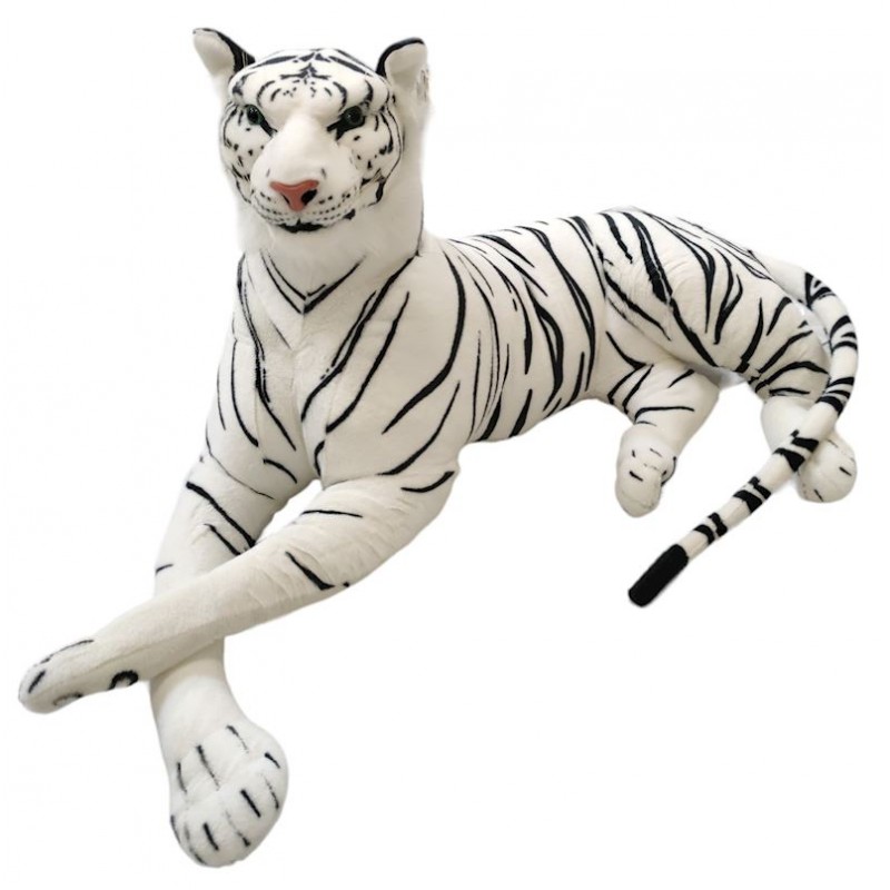 Tigre Blanc Géant de 130 cm majestueuse créature