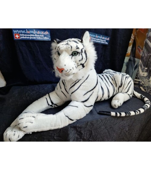 Tigre Blanc ou brun 80 cm Magnifique de Luxe