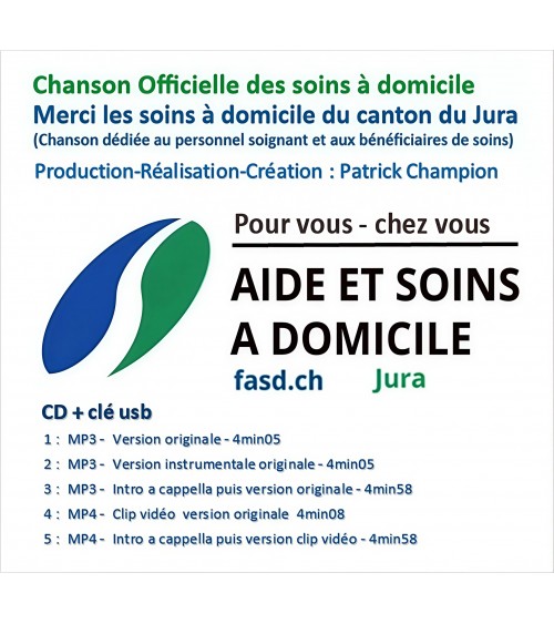 La chanson : Merci les soins à domicile du Canton du Jura