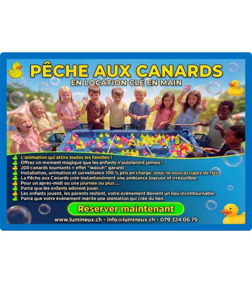 Pêche aux canards clé en main pour vos manifestations