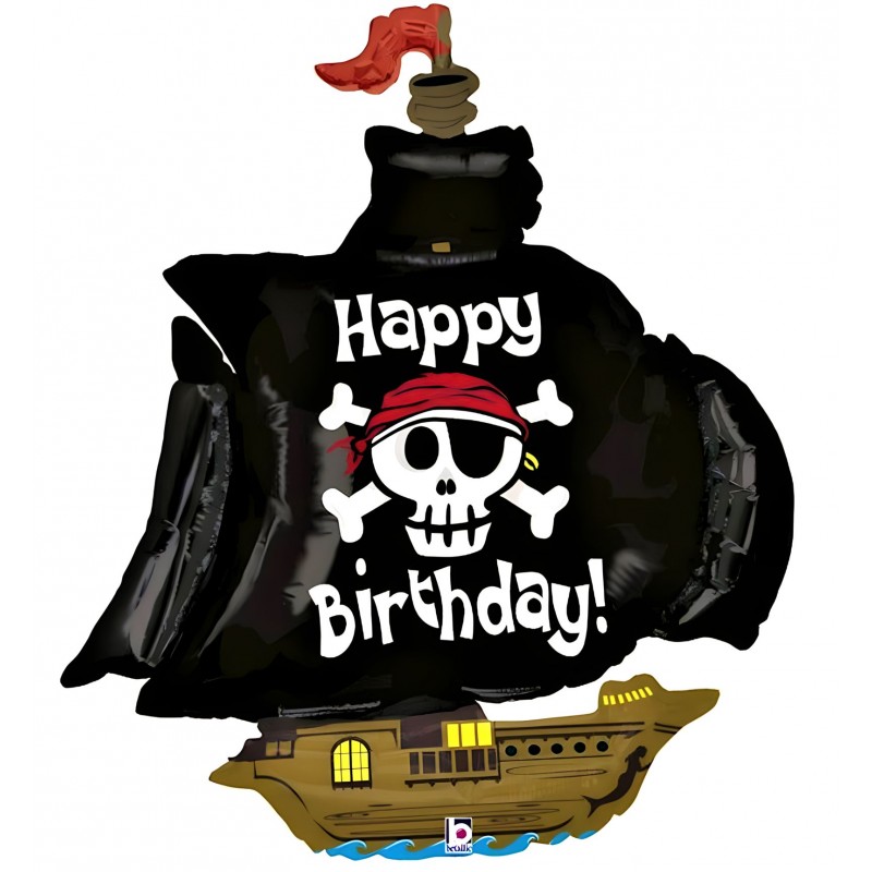 Ballon hélium Anniversaire Pirate