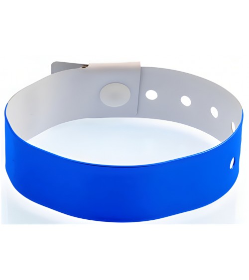 Bracelets id vinyles  fermeture par clip inviolable dès frs 0,12.-