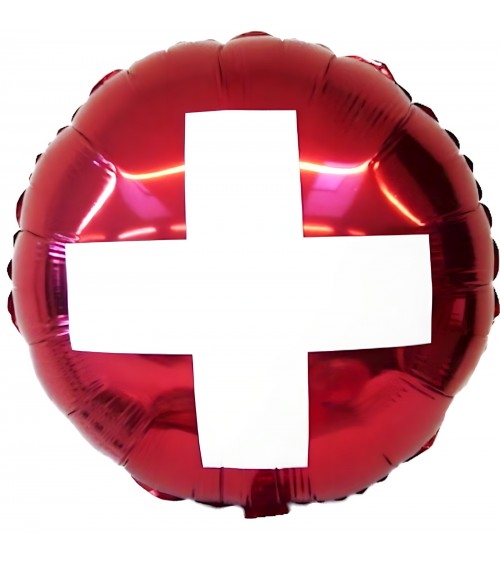 Ballon hélium Croix Suisse