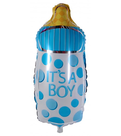 Ballon hélium naissance Shope bleu It's a Boy