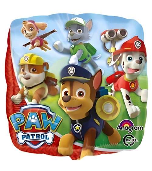 Ballon hélium carré Paw Patrol