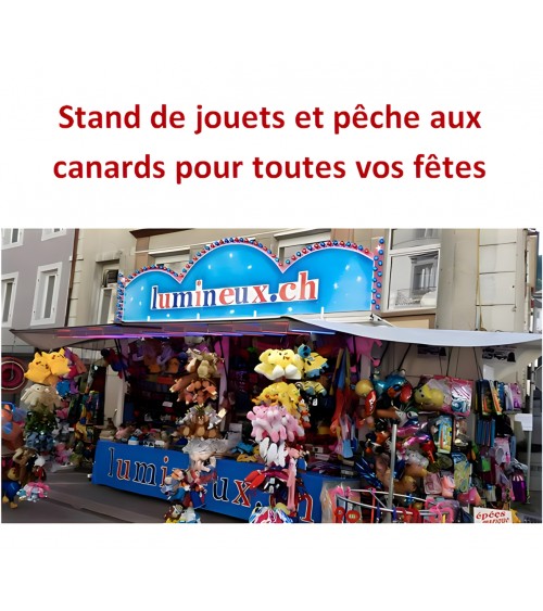 Notre Stand de jouets d'animations sur vos fêtes de village et manifestations